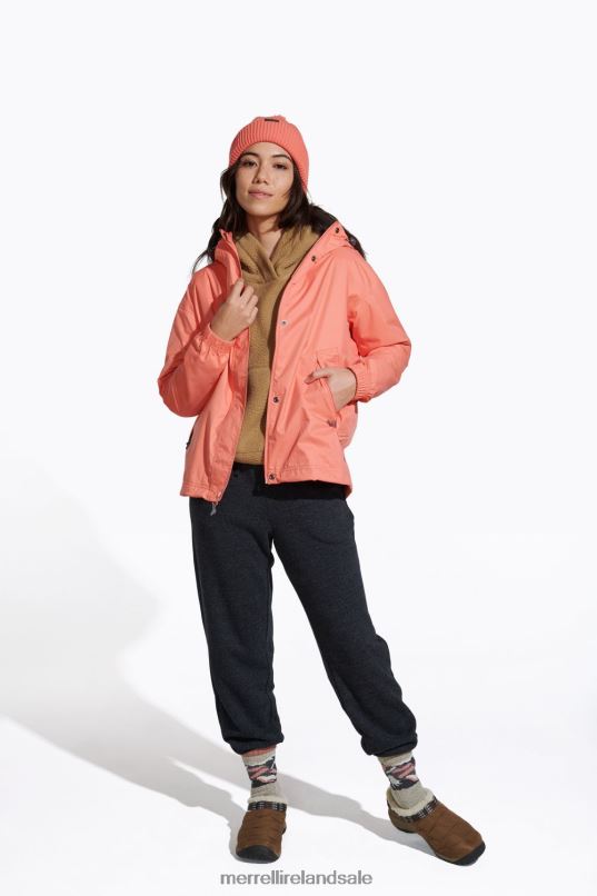 Fallon Rain Jacket (JWS26353-628) Merrell Women BX26T1202 Peach Echo Clothes