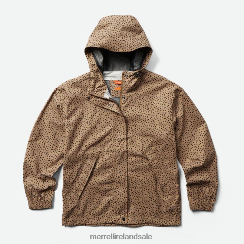 Fallon Rain Jacket (JWS26353-932) Merrell Women BX26T1201 Sepia Tint Mini Clothes