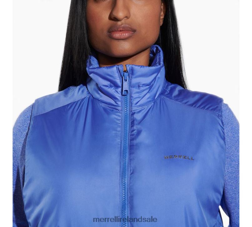 Geotex Insulated Vest (JWS26417-423) Merrell Women BX26T1289 Baja Blue Clothes
