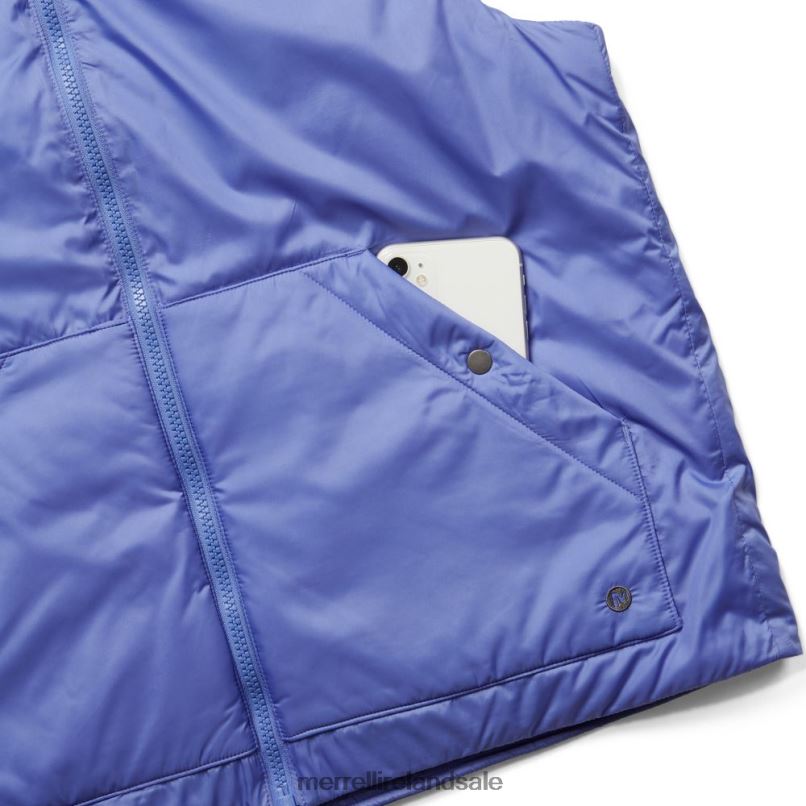 Geotex Insulated Vest (JWS26417-423) Merrell Women BX26T1289 Baja Blue Clothes