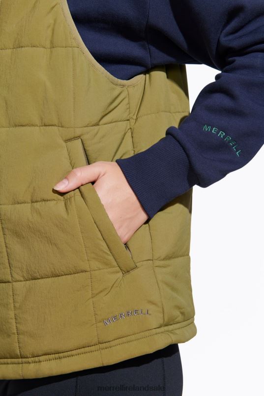 Terrain Insulated Vest (JWF26548-174) Merrell Women BX26T1313 Martini Olive Clothes