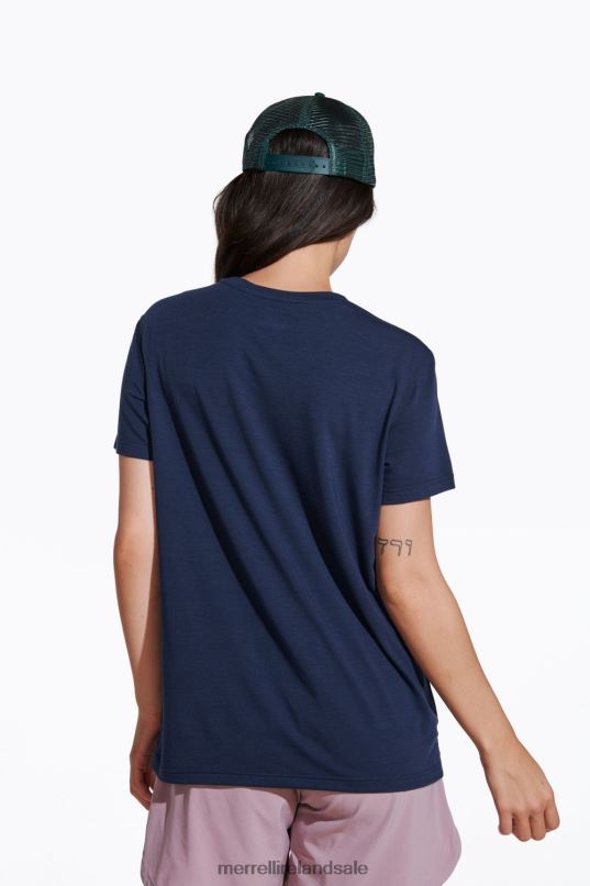 Everyday Tee with Tencel (JWS26442-353) Merrell Women BX26T996 Navy Clothes
