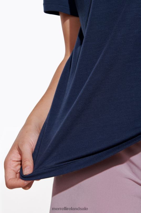 Everyday Tee with Tencel (JWS26442-353) Merrell Women BX26T996 Navy Clothes