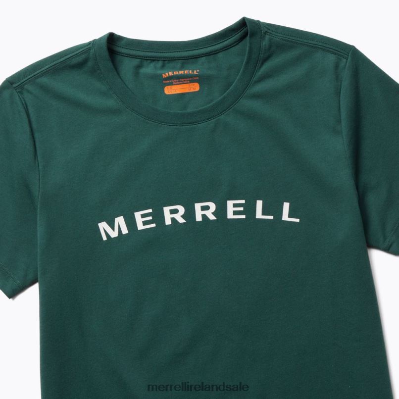 Wordmark Short Sleeve Tee (JWS26368-325) Merrell Women BX26T1299 Sea Moss Clothes