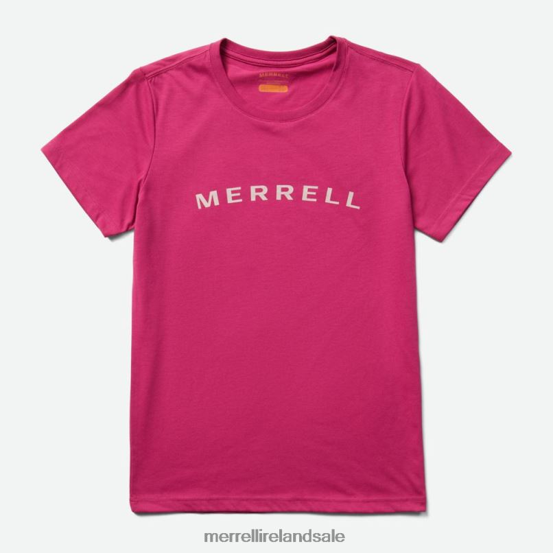 Wordmark Short Sleeve Tee (JWS26368-625) Merrell Women BX26T1300 Cactus Flower Clothes