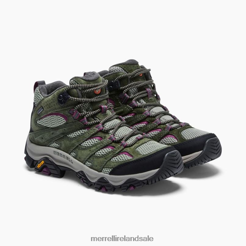 Moab 3 Mid GORE-TEX (J035818) Merrell Women BX26T899 Lichen/Mulberry Shoes