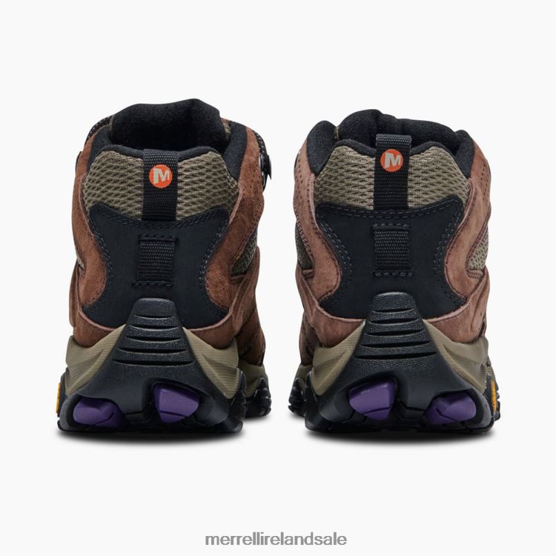 Moab 3 Mid (J035870) Merrell Women BX26T1036 Bracken/Purple Shoes