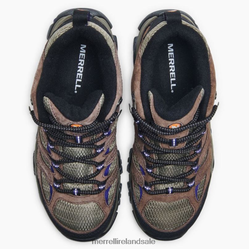 Moab 3 Mid (J035870) Merrell Women BX26T1036 Bracken/Purple Shoes