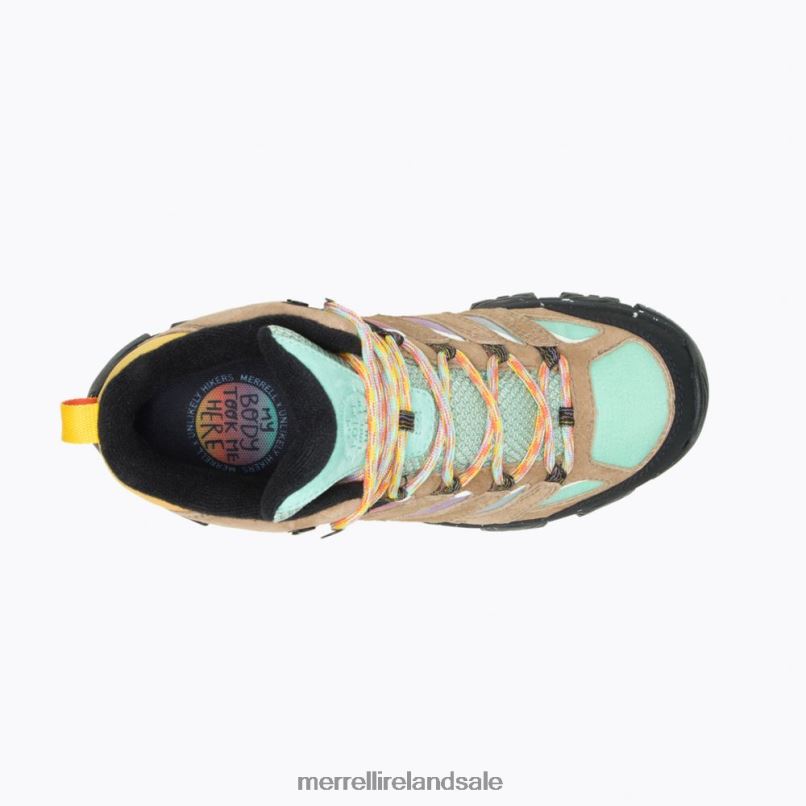 Moab 3 Mid Waterproof X Unlikely Hikers Wide Width (J499994W) Merrell Women BX26T1303 Multi Shoes