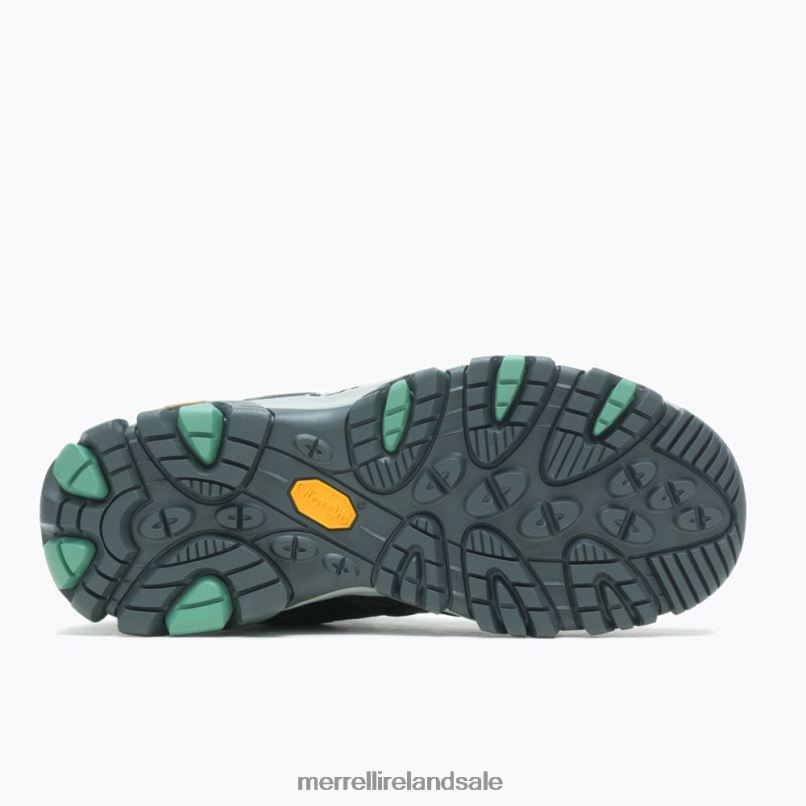 Moab 3 Thermo Mid Waterproof Wide Width (J036650W) Merrell Women BX26T1147 Rock/Jade Shoes