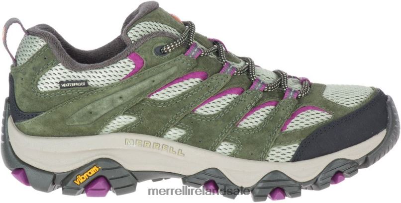 Moab 3 Waterproof (J035868) Merrell Women BX26T1031 Lichen Shoes
