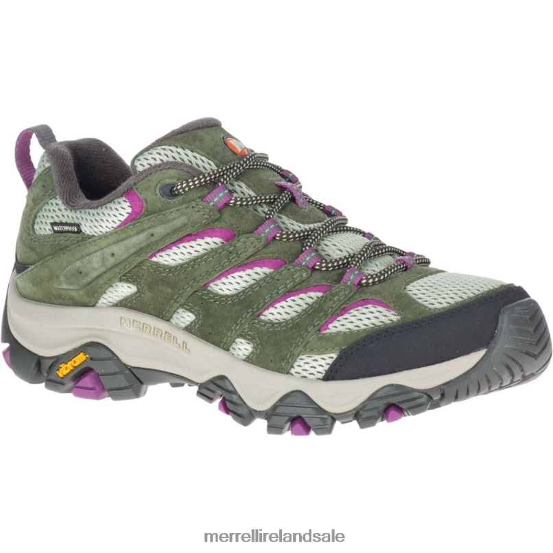 Moab 3 Waterproof (J035868) Merrell Women BX26T1031 Lichen Shoes