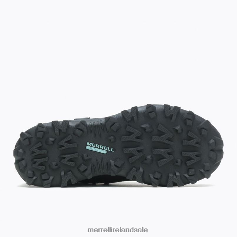 Thermo Kiruna Mid Zip Waterproof (J035090) Merrell Women BX26T1328 Black/Canal Shoes