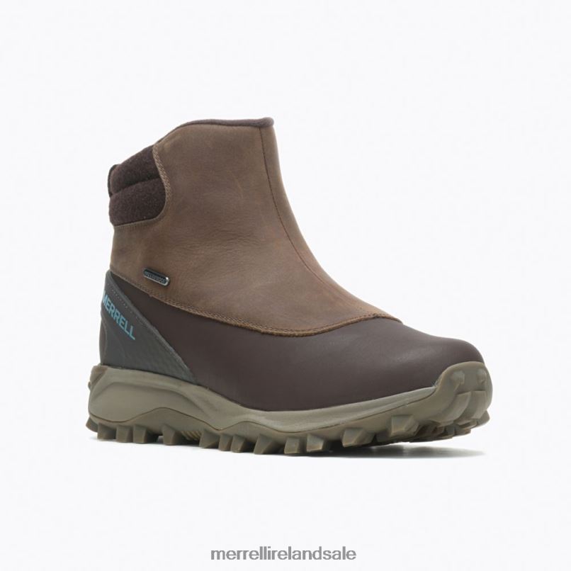 Thermo Kiruna Mid Zip Waterproof (J035092) Merrell Women BX26T1329 Clay Shoes