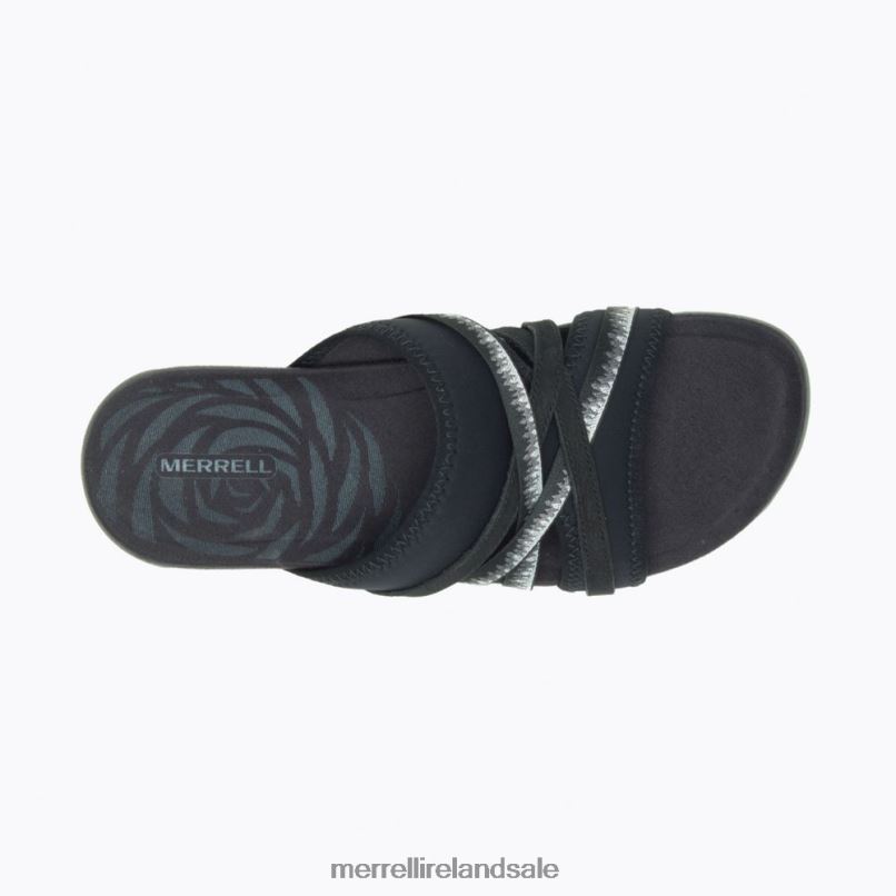 Terran 3 Cush Slide (J002720) Merrell Women BX26T952 Black Shoes