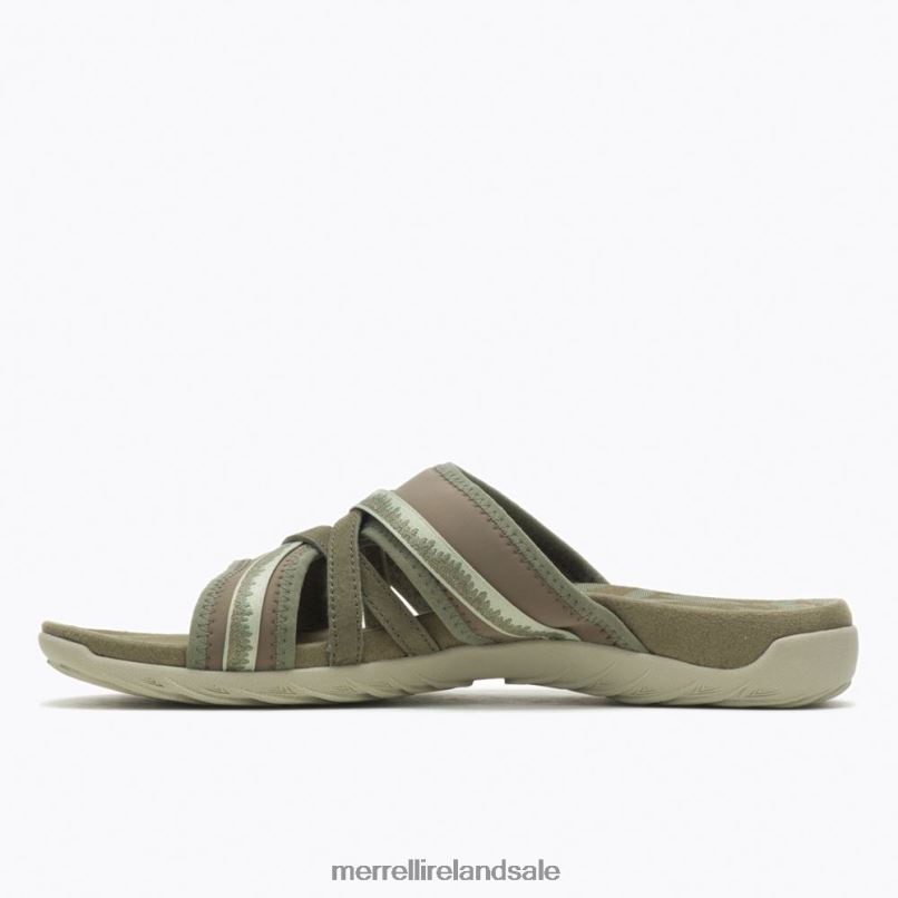 Terran 3 Cush Slide (J004586) Merrell Women BX26T1071 Olive Shoes