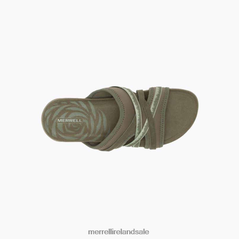 Terran 3 Cush Slide (J004586) Merrell Women BX26T1071 Olive Shoes