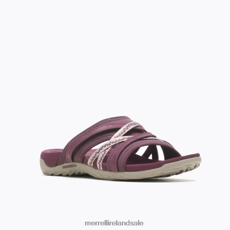Terran 3 Cush Slide (J005674) Merrell Women BX26T951 Burgundy Shoes