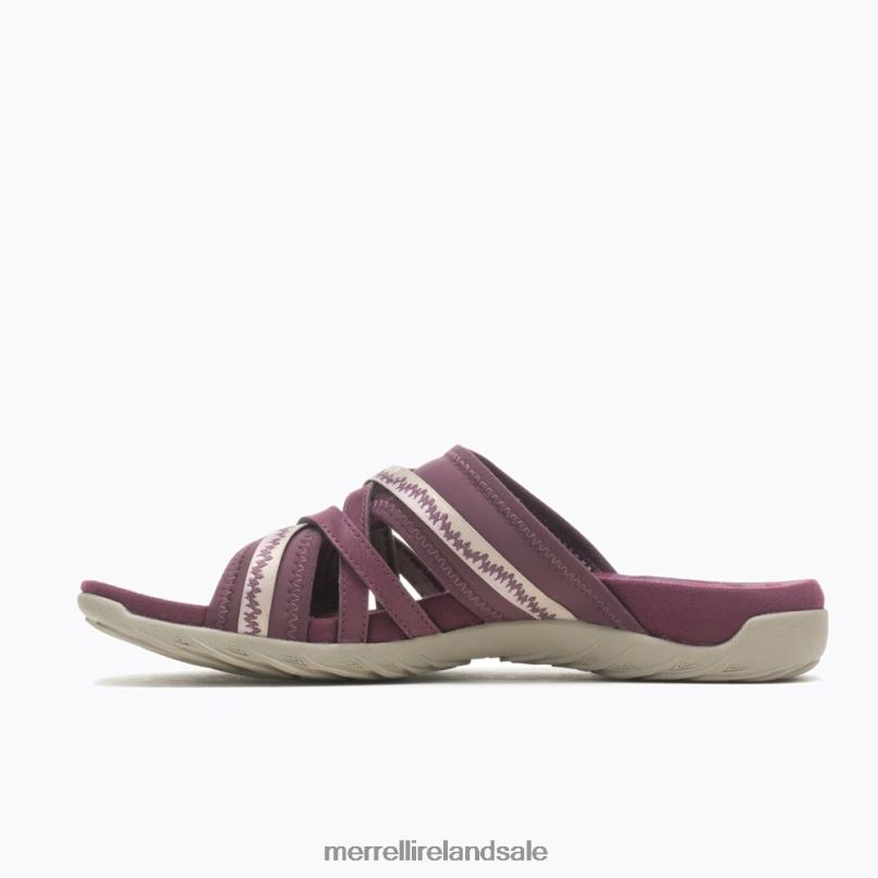 Terran 3 Cush Slide (J005674) Merrell Women BX26T951 Burgundy Shoes