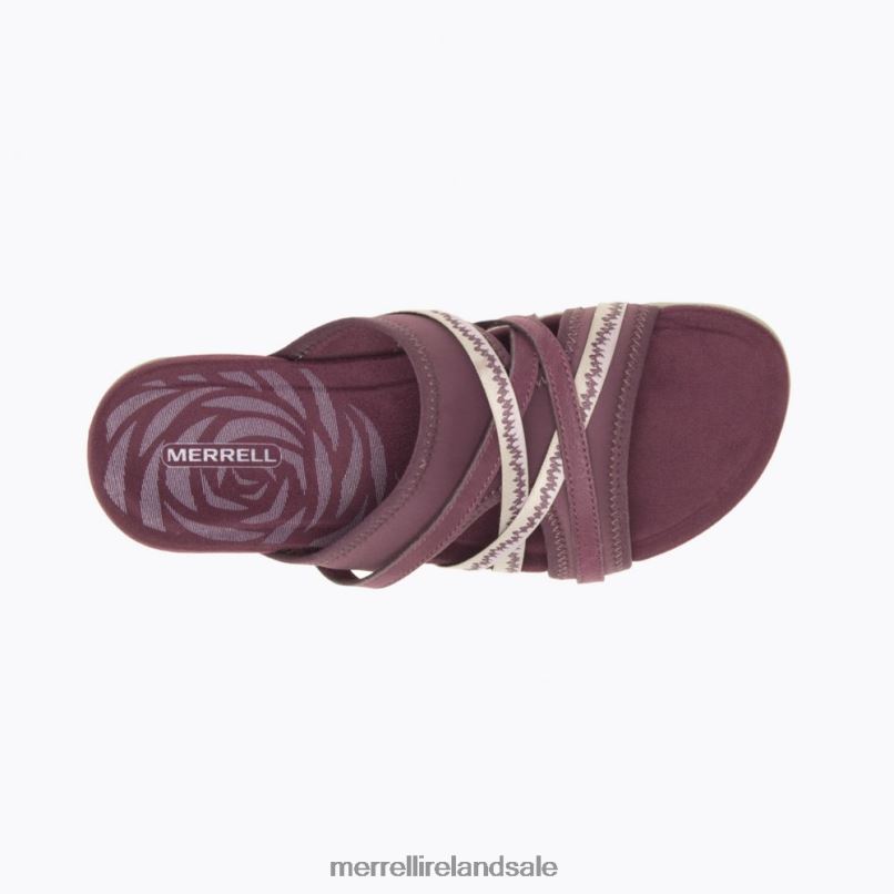 Terran 3 Cush Slide (J005674) Merrell Women BX26T951 Burgundy Shoes