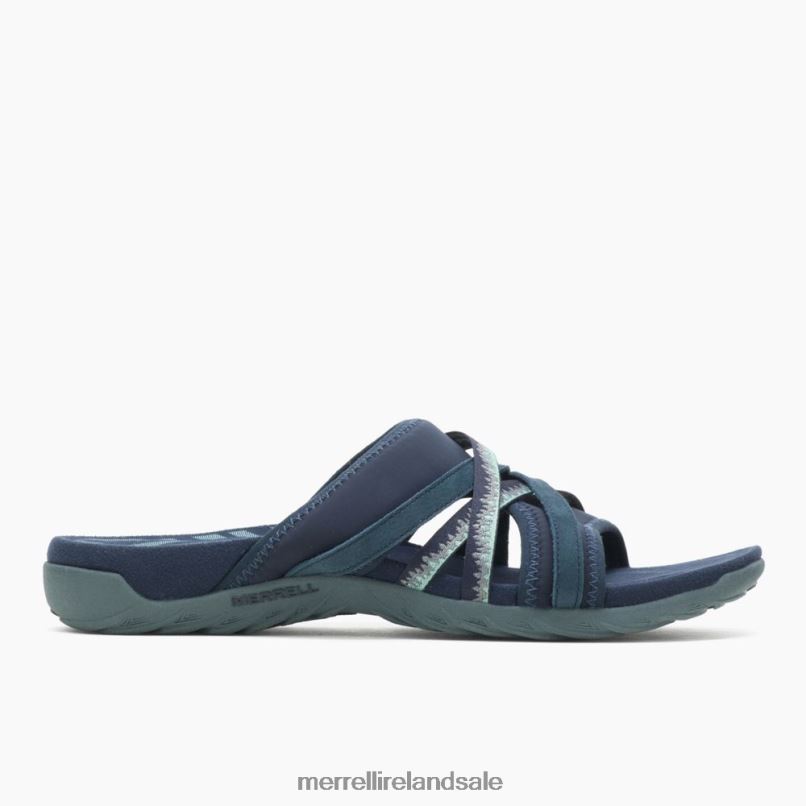 Terran 3 Cush Slide Wide Width (J002726W) Merrell Women BX26T1205 Navy Shoes