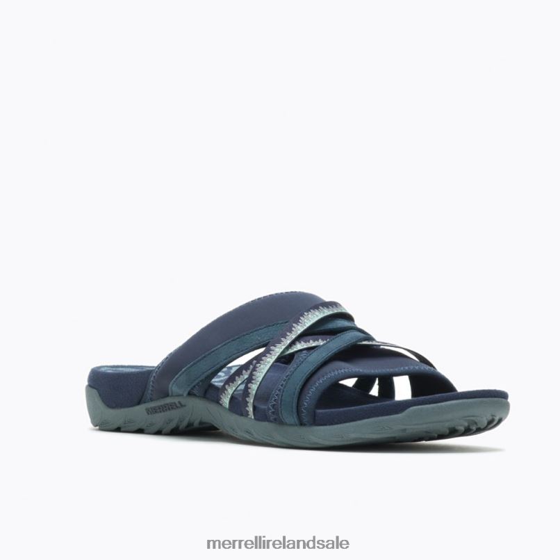 Terran 3 Cush Slide Wide Width (J002726W) Merrell Women BX26T1205 Navy Shoes