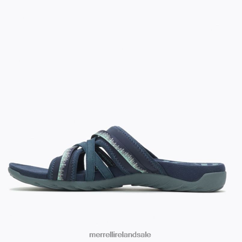 Terran 3 Cush Slide Wide Width (J002726W) Merrell Women BX26T1205 Navy Shoes