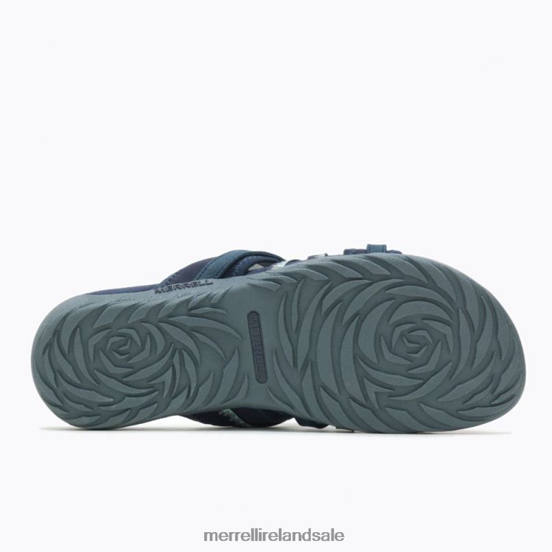 Terran 3 Cush Slide Wide Width (J002726W) Merrell Women BX26T1205 Navy Shoes