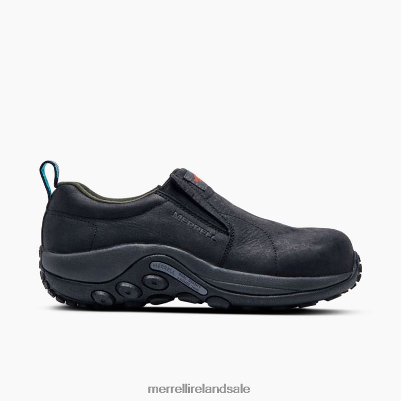 Jungle Moc Leather Comp Toe Work Shoe (J099302) Merrell Women BX26T1062 Black Shoes