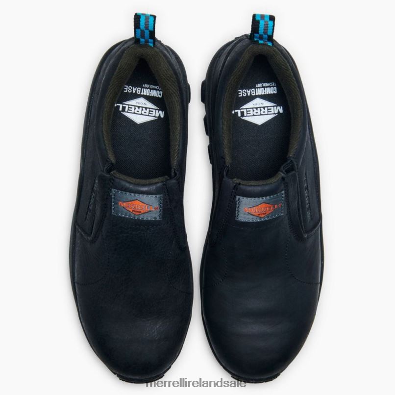 Jungle Moc Leather Comp Toe Work Shoe (J099302) Merrell Women BX26T1062 Black Shoes