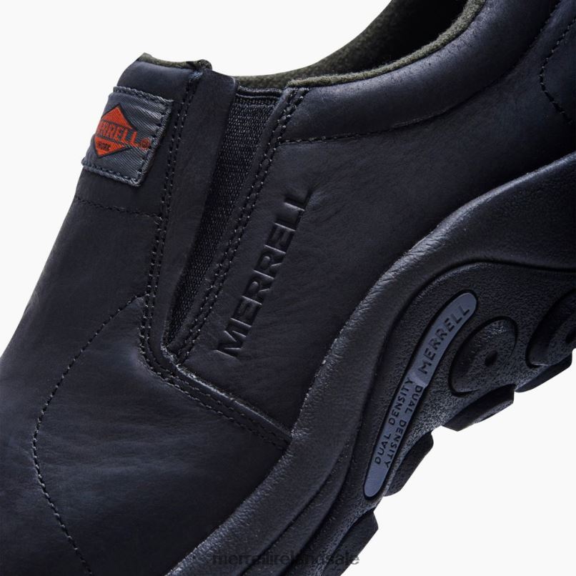 Jungle Moc Leather Comp Toe Work Shoe (J099302) Merrell Women BX26T1062 Black Shoes