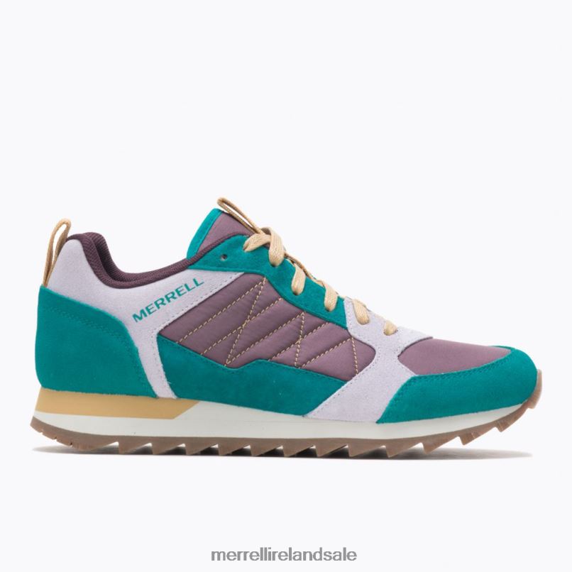 Alpine Sneaker (J004150) Merrell Women BX26T850 Burgundy/Teal Shoes
