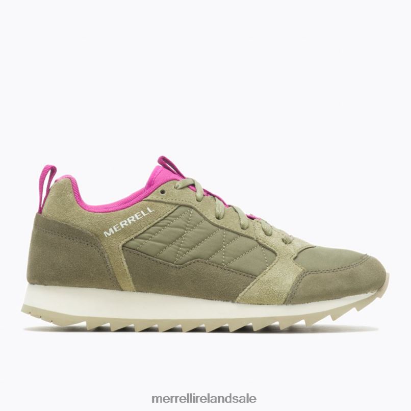 Alpine Sneaker (J005180) Merrell Women BX26T852 Olive/Fuchsia Shoes