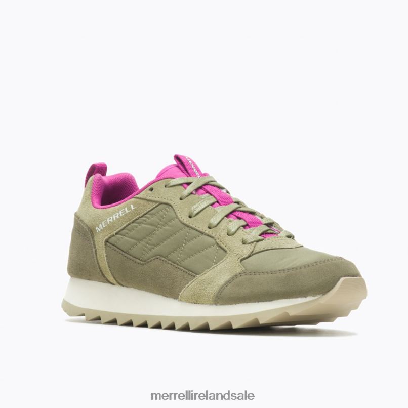 Alpine Sneaker (J005180) Merrell Women BX26T852 Olive/Fuchsia Shoes