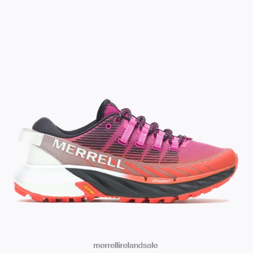 Agility Peak 4 (J067524) Merrell Women BX26T925 Fuchsia/Tangerine Shoes
