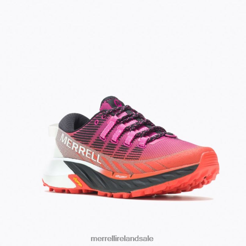 Agility Peak 4 (J067524) Merrell Women BX26T925 Fuchsia/Tangerine Shoes