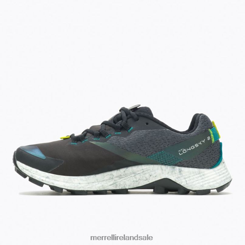 MTL Long Sky 2 Shield (J067432) Merrell Women BX26T1203 Black/Jade Shoes
