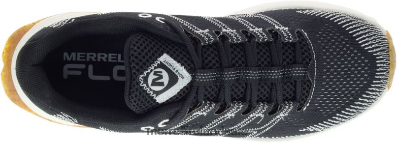 Moab Flight Eco Dye Wide Width (J067092W) Merrell Women BX26T674 Black/White Shoes