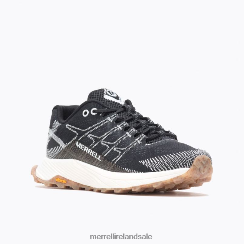 Moab Flight Eco Dye Wide Width (J067092W) Merrell Women BX26T674 Black/White Shoes