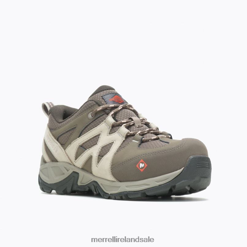 Siren Alloy Toe Work Shoe (J099322) Merrell Women BX26T1196 Brindle Shoes